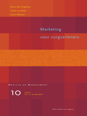 cover image of Marketing voor zorgverleners